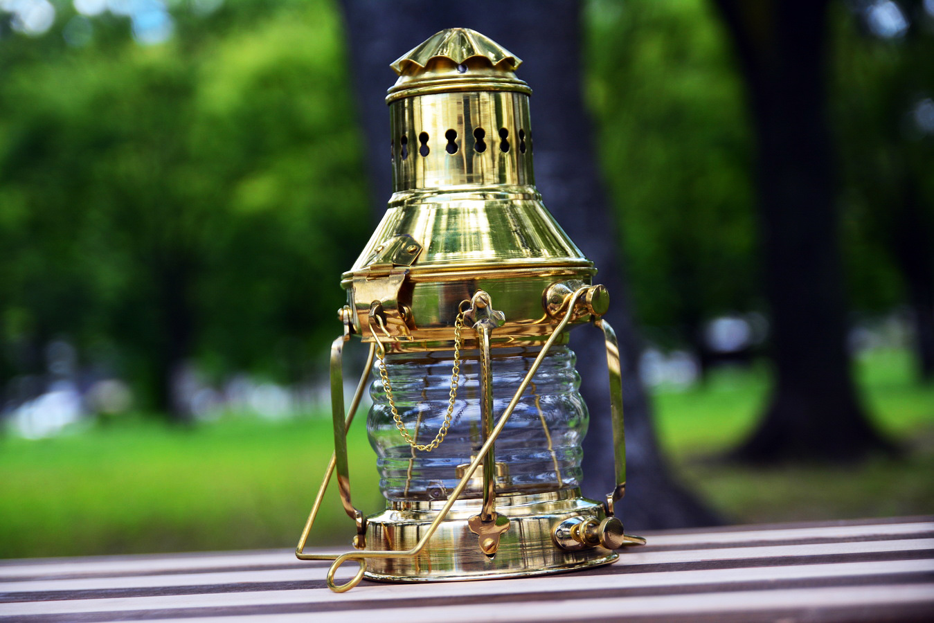 Brass Oil Ship Lantern 25.5cm(真鍮オイルランタン シップランプ 船灯