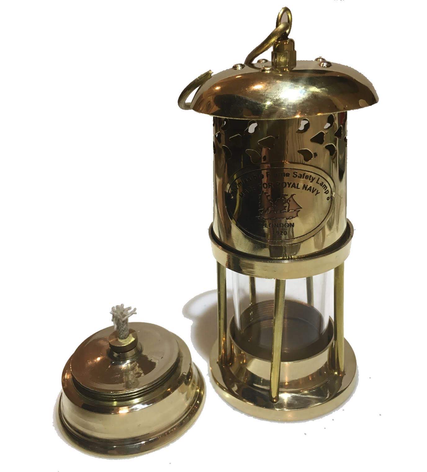 Brass Oil Ship Lantern 17cm(真鍮オイルランタン シップランプ 船灯