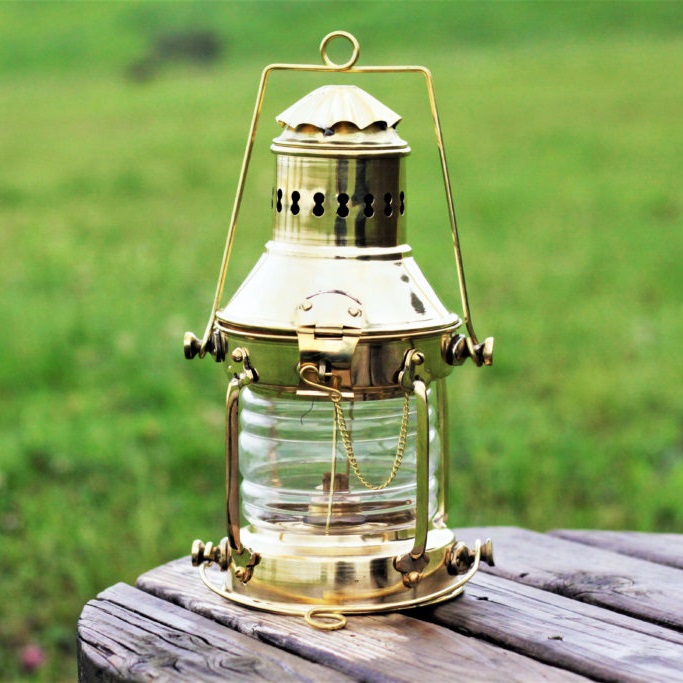 Brass Oil Ship Lantern 25.5cm(真鍮オイルランタン シップランプ 船灯